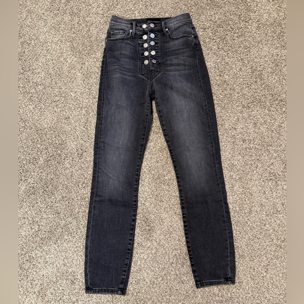 Black Orchid Bridget High Rise Double Button Jeans